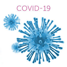 Microscopic image of a Covid-19 cell